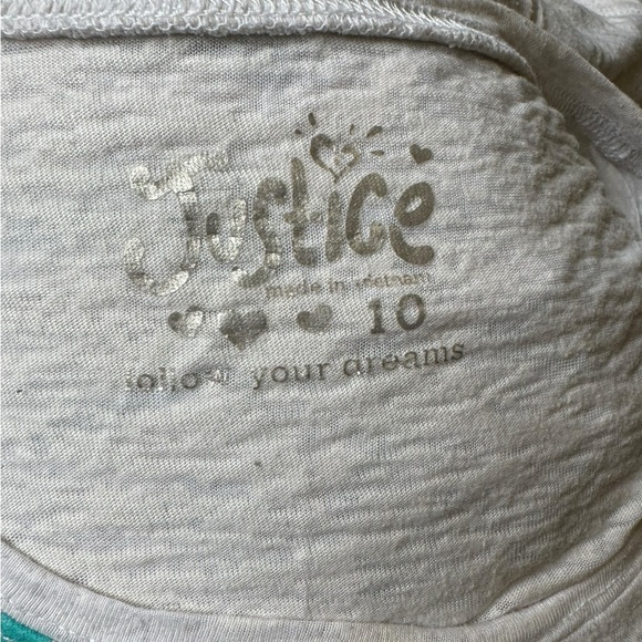 🦩5/$30🦩 Girls Justice Crop Tshirt - Picture 3 of 4